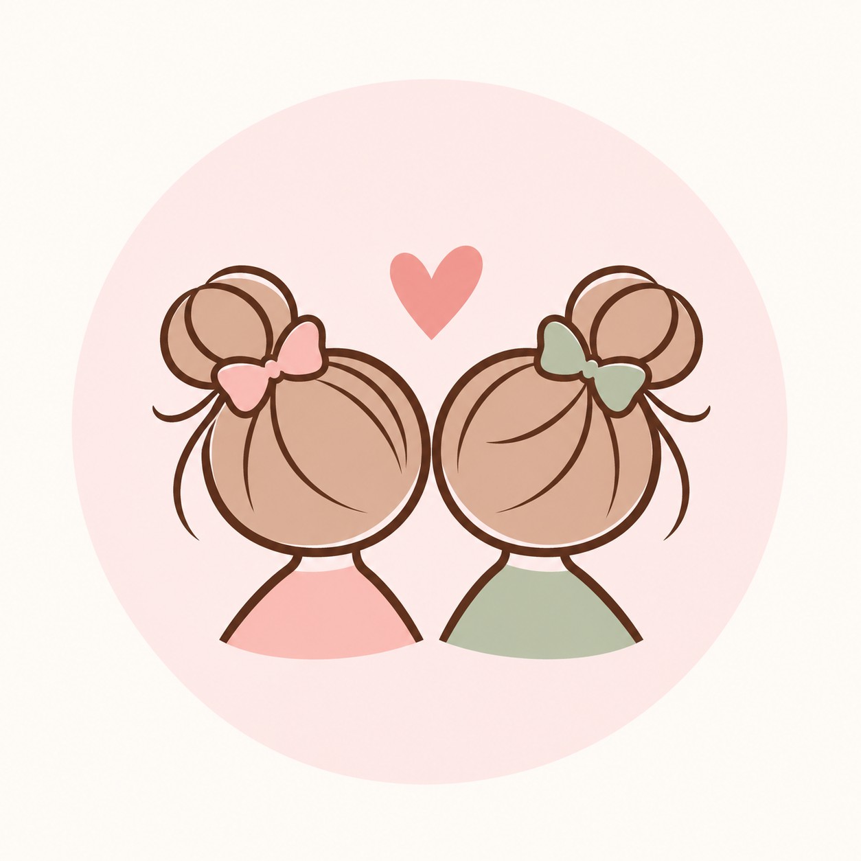 Dos niñas, símbolo de Dos Bichitos